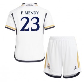 Real Madrid Ferland Mendy #23 Hemmakläder Barn 2023-24 Kortärmad (+ Korta byxor)